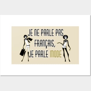 Je ne parle pas français Posters and Art